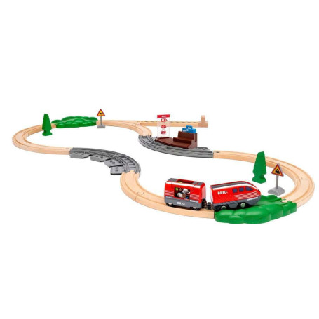 Circuit de Train à Rétrofriction BRIO World pour Enfants à Partir de 3 Ans