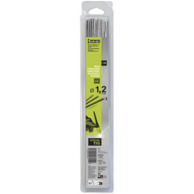 Baguettes de Soudage Inox TIG ER308L - 108 Pièces Ø 1,2 mm