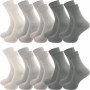 GAWILO Chaussettes en Coton Douces - 10 Paires Confortables pour Homme et Femme