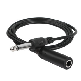 Câble audio 6,35 mm mâle vers femelle plaqué or - RIIEYOCA - 1 m