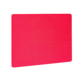 Planche à Découper Rouge HENDI - Double Face Lisse, Normes HACCP