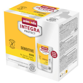Animonda Integra Protect Sensitive - Nourriture Humide pour Chats Allergiques au Poulet - 8 x 85 g