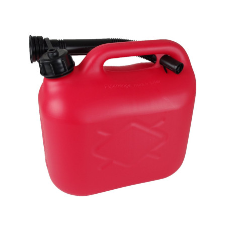 Jerrican Rouge Souple 5L avec Robinet Flexible - All Ride