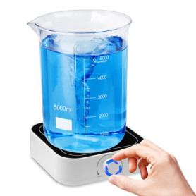 Agitateur Magnétique PRECIPETTE 5L - Mélangeur de Laboratoire 500-3000rpm