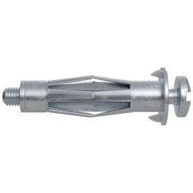 Fischer Chevilles Molly Métalliques avec Vis - 4 Pièces Ø6 x 52 mm