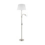 Lampadaire Moderne Conesa en Acier Nickelé Mat - Eglo