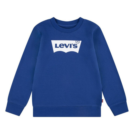 Pull-over Garçon LEVI'S Col Rond Bleu/Blanc 10-16 Ans