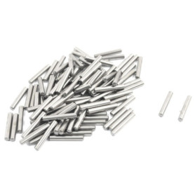 Goupilles de Fixation Métalliques Argentées - 100 Pièces de 2 x 13 mm