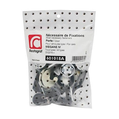 Kit de Fixations Complet pour Portes MEGANE IV - 45 Pièces Restagraf