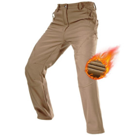 Pantalon de Ski Imperméable pour Hommes FREE SOLDIER - Doublure Polaire et Coupe-Vent