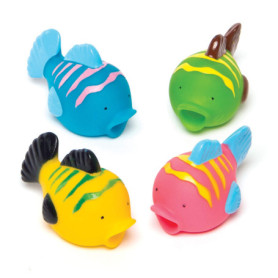 Lot de 4 Gicleurs d'Eau Poissons Tropicaux pour Enfants