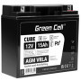 Batterie AGM VRLA 12V 15Ah Green Cell - Alimentation Fiable pour UPS et Systèmes de Secours