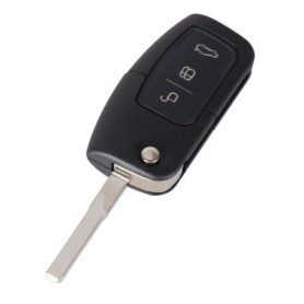 Coque Clé Télécommande 3 Boutons pour Ford Fiesta Focus Mondeo Kuga
