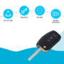Coque Clé Télécommande 3 Boutons pour Ford Fiesta Focus Mondeo Kuga