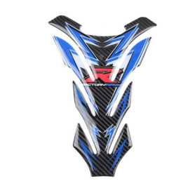 Autocollant Protecteur Réservoir Moto en Fibre de Carbone - Akozon