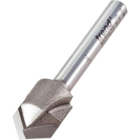 Fraise à Rainurer en V Trend 45° - Carbure de Tungstène 1/4"