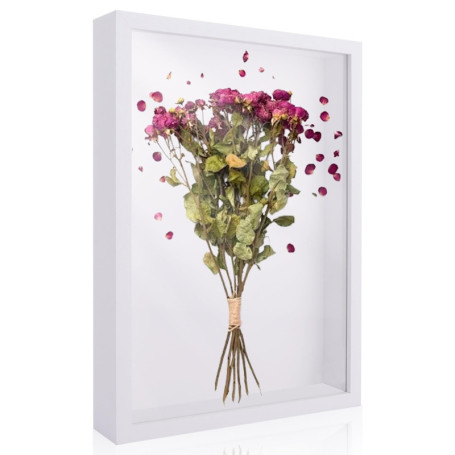 Cadre Photo 3D ASelected en Bois - 21 x 29,7 cm pour Objets et Photos