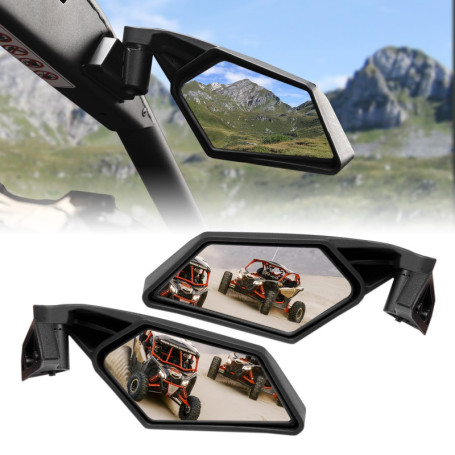 Rétroviseurs Arrière Ajustables A & UTV PRO pour Can-Am Maverick X3
