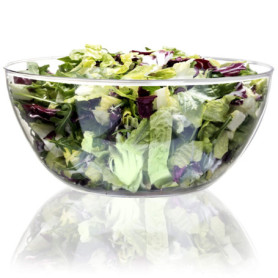 Youngever Lot de 4 Grands Bols à Salade 3.5L - Saladiers Robustes et Réutilisables
