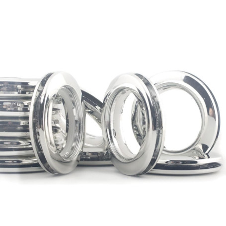 Kit de 42 œillets de rideau en plastique 40 mm - Brillant et silencieux