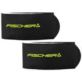 Fixations de Ski Alpin Fischer VORAGA - Protection Souple et Velcro Noir