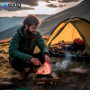 Réchaud Gaz Portable Axig pour Camping - 2200W avec Mallette de Transport