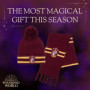 Ensemble Chapeau et Écharpe Gryffondor Harry Potter pour Enfants