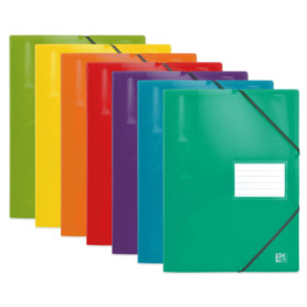 Lot de 15 Protège-Documents A4 avec Élastique - Oxford School Life