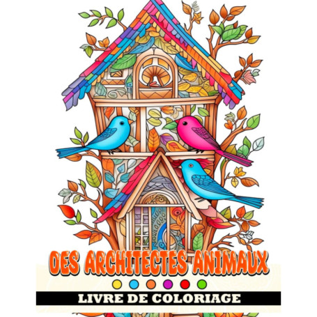 Livre de coloriage des maisons des animaux pour enfants curieux