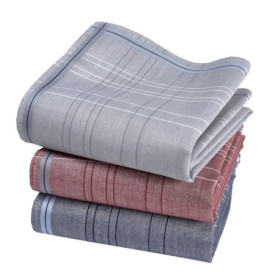 Mouchoirs Premium en Coton Peigné - Assortiment de 3 Pièces - 45cm x 45cm