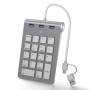 Yeemie Pavé Numérique Portable avec 18 Touches pour Ordinateurs