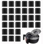 Bessy Shop - 30 Pare-chocs en Caoutchouc pour Friteuse à Air - Protection Universelle