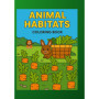 Livre de coloriage des habitats animaux pour enfants de 3 à 5 ans