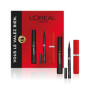 Coffret Maquillage L'Oréal Paris - Mascara, Eyeliner et Rouge à Lèvres