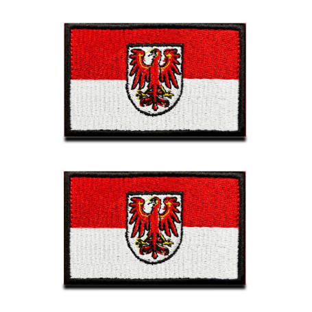 Lot de 2 écussons brodés drapeau de l'Allemagne - Patchs tactiques pour vêtements et sacs