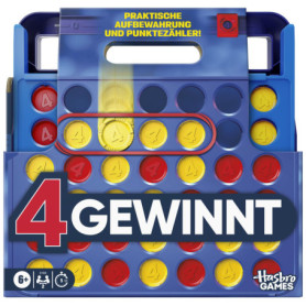 Hasbro Games 4 Officiel - Jeu de Stratégie Portable pour 2 Joueurs