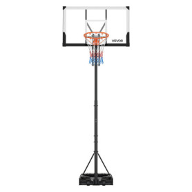 Panier de Basket-Ball Portable VEVOR avec Hauteur Réglable et Roues