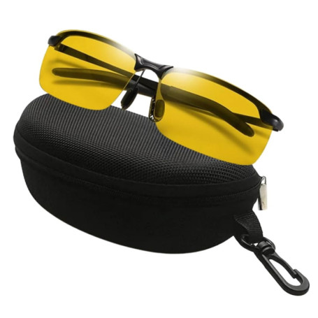 Lunettes de Conduite de Nuit Polarisées Anti-Éblouissement avec Étui