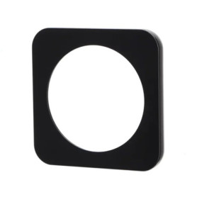 Plaque Murale Élégante en Verre Noir avec Clé - Design Moderne pour Votre Intérieur