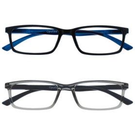 Pack de 2 Lunettes Anti-Lumière Bleue Opulize - Design Étroite et Confortable