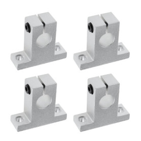 eMagTech Lot de 4 Supports SK12 en Aluminium pour Arbre Linéaire 12 mm