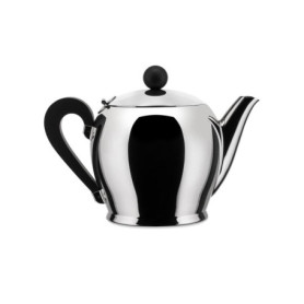 Théière Alessi Bombé en Acier Inoxydable - Design Italien 1945