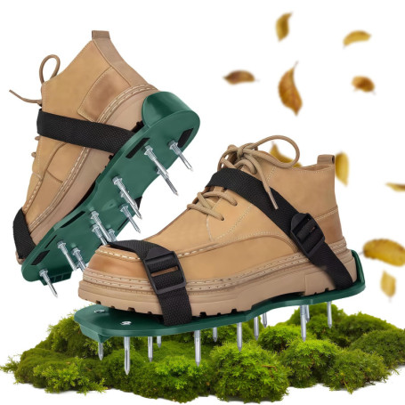 Chaussures Aératrices de Gazon Réglables pour Ventilation Efficace