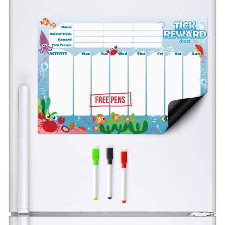 Tableau Magnétique Océan pour Récompenses - 7 Jours CKB LTD