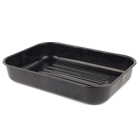 Plat à Rôtir Rectangulaire Russell Hobbs en Émail Noir - 42 cm