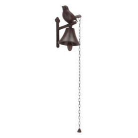 Cloche de Porte en Fonte avec Oiseau - Esschert Design