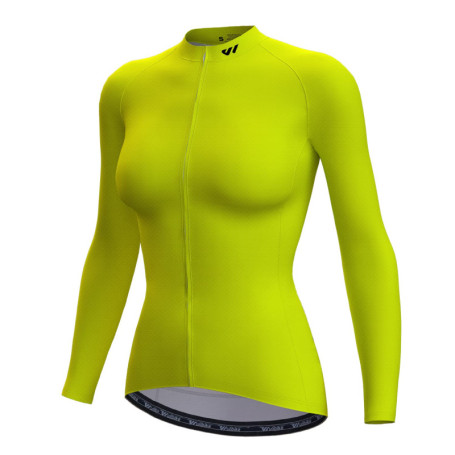 Maillot de Cyclisme Femme Wulibike à Manches Longues Élastique et Respirant