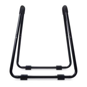 Barre à dips Amazon Basics pour entraînement de fitness - Noir