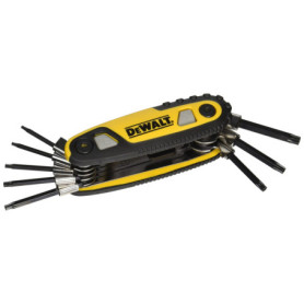 Clé à molette pliante DEWALT avec 8 tailles