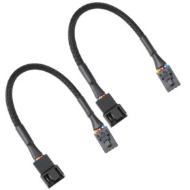 ECSiNG Lot de 2 Câbles Adaptateurs Ventilateur 4 Broches pour Cartes Mères Dell